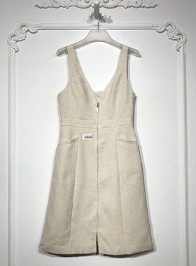 文M系列 8305S096 时尚毛呢连衣裙品牌女装折扣颦薪