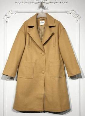 衣PTC系列旗下IM系列 8273S192 时尚毛呢外套品牌女装折扣颦薪