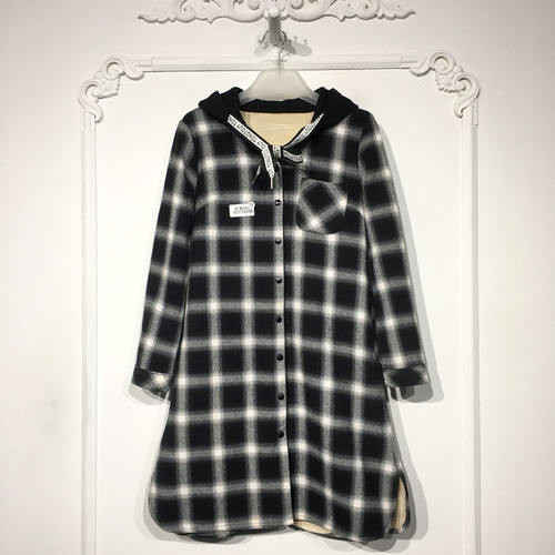 乔系列 8311S295 时尚长款外套品牌女装折扣颦薪