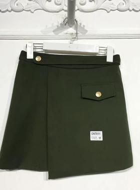 VE系列 D97011 时尚毛呢短裙品牌女装折扣颦薪