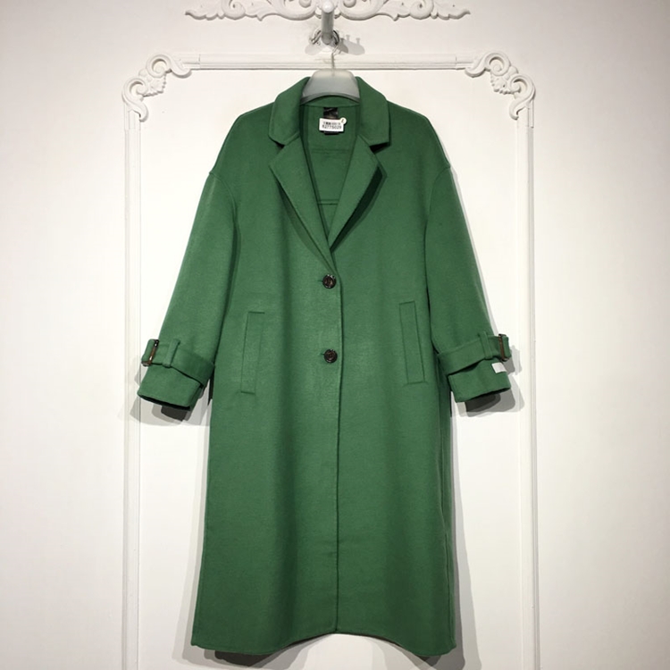 西树系列 8277S029 时尚羊毛双面呢毛呢外套品牌女装折扣颦薪