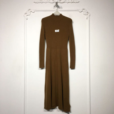 潮系列 8312S141 时尚羊毛针织连衣裙品牌女装折扣颦薪