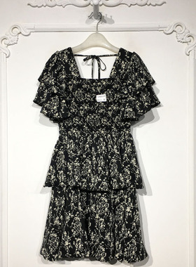 潮系列 D99089 时尚连衣裙品牌女装折扣馨薪