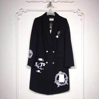 M系列 8274S059 时尚毛呢外套品牌女装折扣颦薪