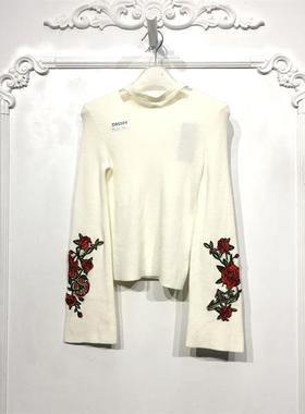 欧旗下FP系列 D85584 时尚针织衫品牌女装折扣颦薪