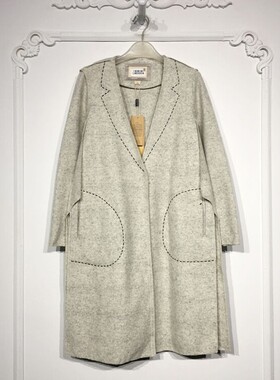 潮系列 LM05934 时尚毛呢外套品牌女装折扣颦薪