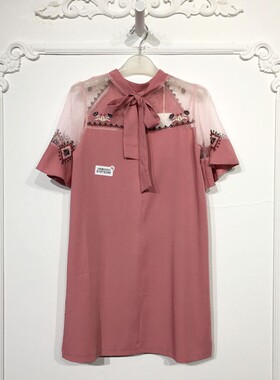 BBW系列 8187S296 时尚连衣裙品牌女装折扣颦薪