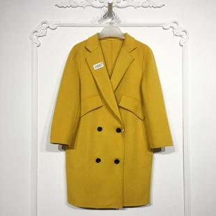 双面呢毛呢外套品牌女装 时尚 折扣颦薪 8150S257 艾O系列