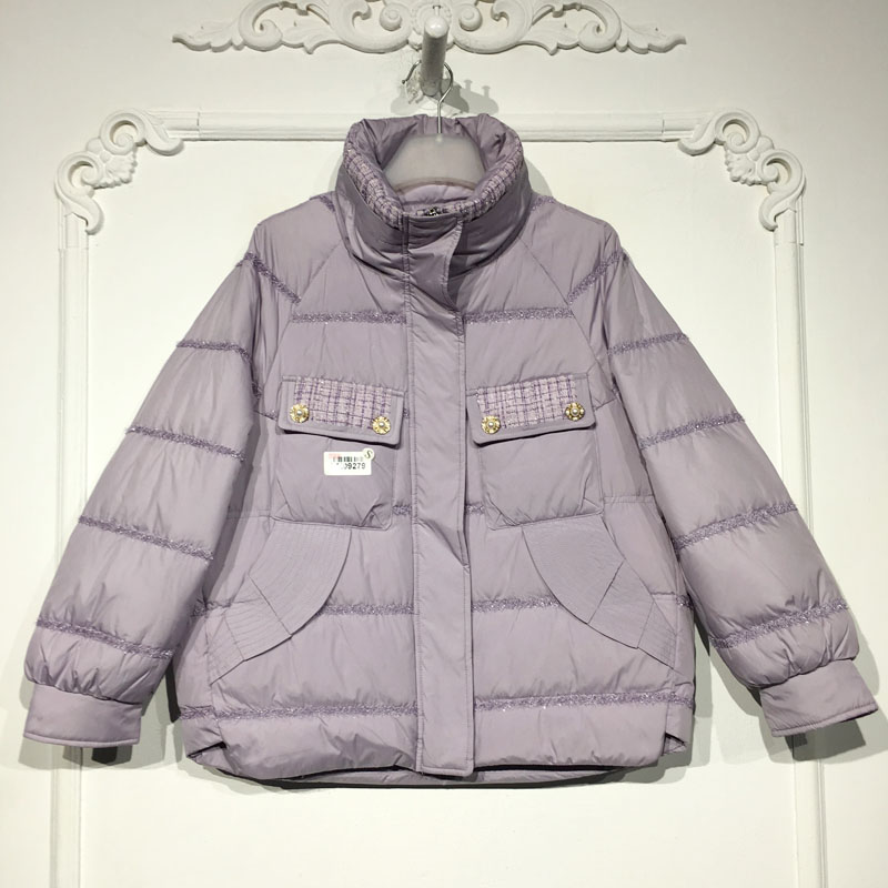 达SG系列 LM09279 时尚短款羽绒服品牌女装折扣颦薪