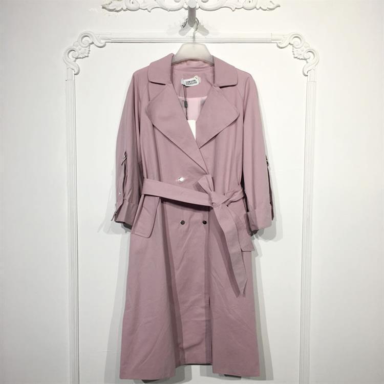 WNWT系列 8084S095 时尚风衣外套品牌女装折扣颦薪