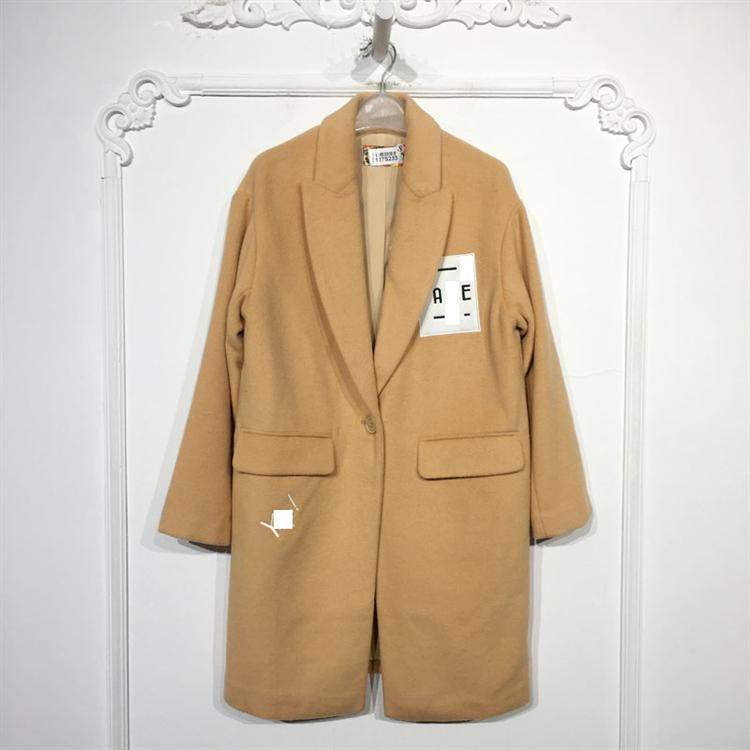 TR系列 8127S233 时尚毛呢外套品牌女装折扣颦薪