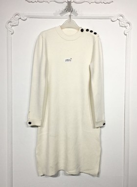 欧系列 8193S142 时尚针织连衣裙品牌女装折扣颦薪