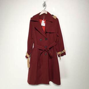 风衣外套品牌女装 潮系列 时尚 A00351 折扣颦薪 Z01