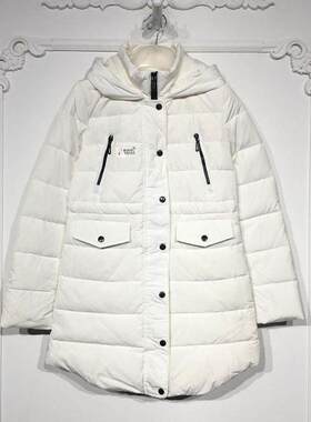 潮系列 8286S163 时尚羽绒服品牌女装折扣颦薪