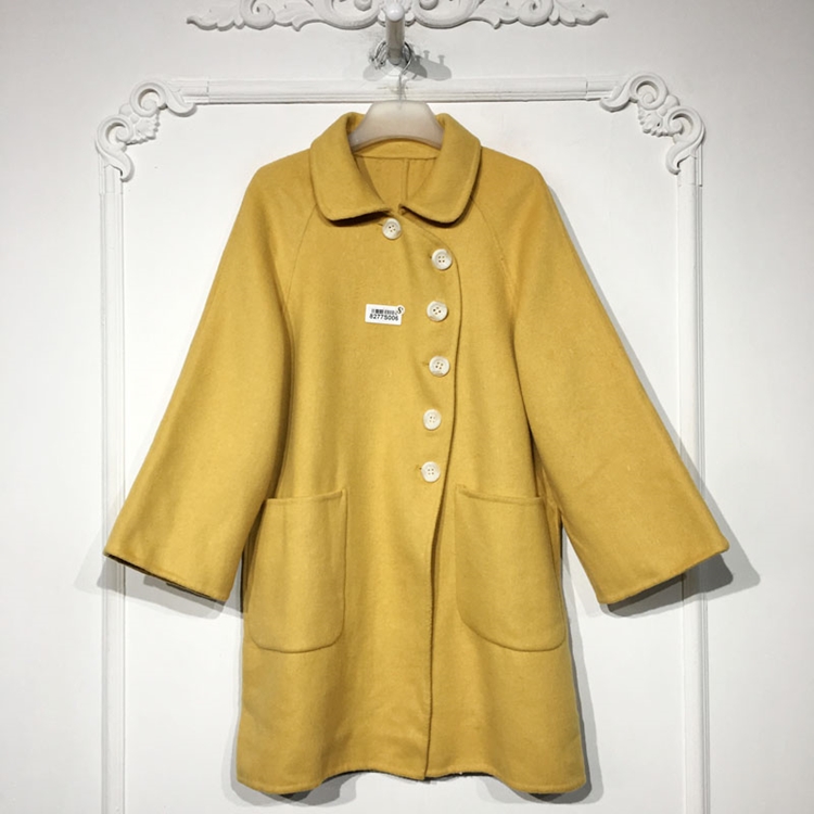 西树系列 8277S006 时尚羊毛双面呢毛呢外套品牌女装折扣颦薪