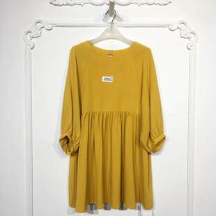 潮系列 8207S153 时尚连衣裙品牌女装折扣颦薪