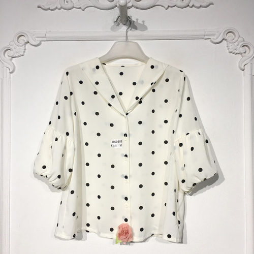 容悦 K50558 时尚衬衫品牌女装折扣颦薪