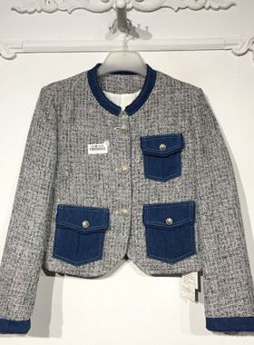 容悦 YB000802 时尚短款外套品牌女装折扣颦薪