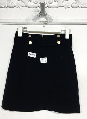 金系列 D95855 时尚短裙品牌女装折扣颦薪