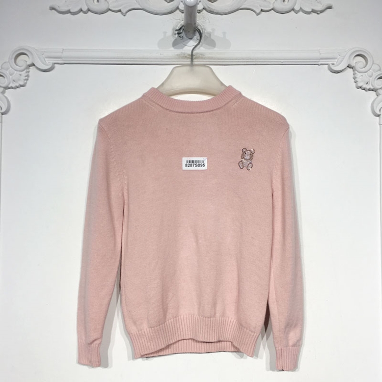 潮系列 8287S095 时尚羊毛针织衫品牌女装折扣颦薪