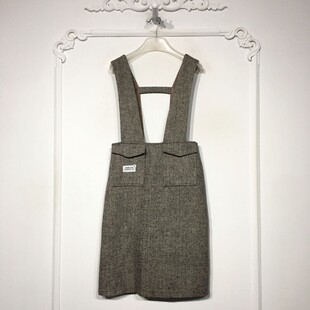 背带连衣裙品牌女装 时尚 折扣颦薪 8288S123 潮系列