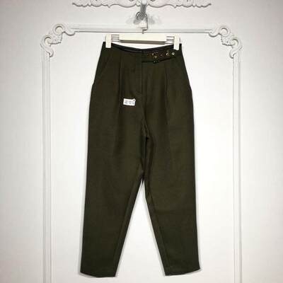 潮系列 8242S014 时尚长裤品牌女装折扣颦薪