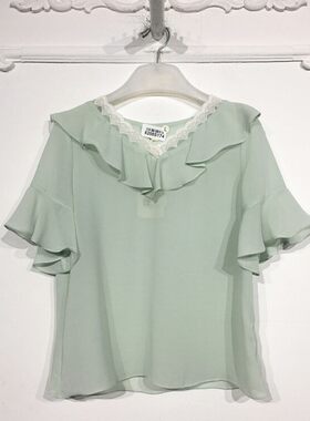 潮系列 8208S174 时尚上装品牌女装折扣颦薪