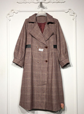 乔系列 8321S174 时尚毛呢外套品牌女装折扣馨薪