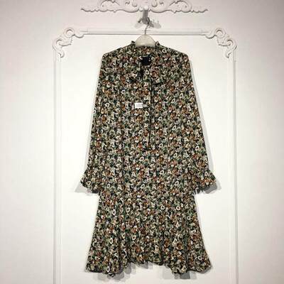 潮系列 8264S109 时尚连衣裙品牌女装折扣颦薪