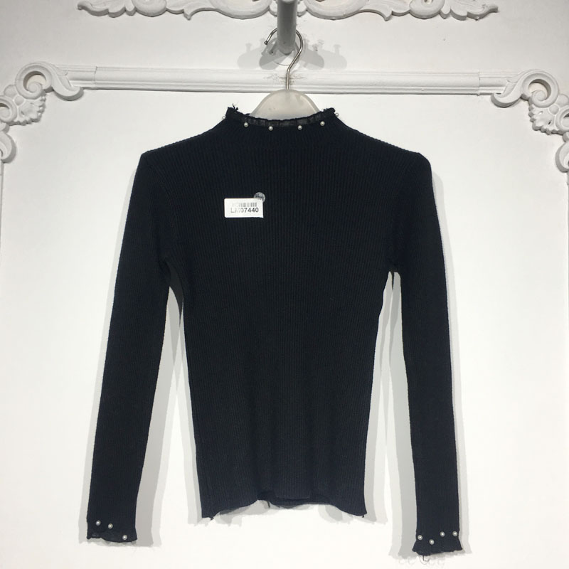 潮系列 LM07440 时尚针织衫品牌女装折扣馨薪