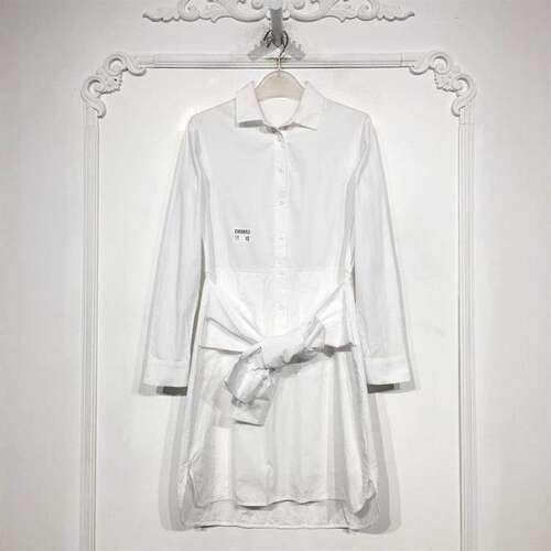 欧系列 D89853 时尚连衣裙品牌女装折扣颦薪