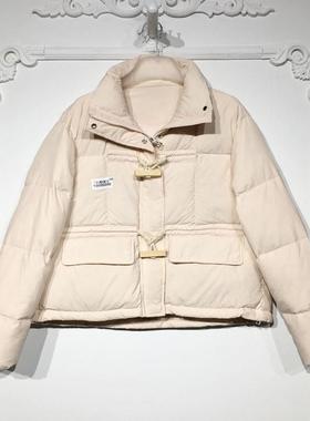 潮系列 YB000090 时尚羽绒服品牌女装折扣颦薪