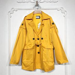 风衣外套品牌女装 时尚 折扣颦薪啵 D89820 潮系列