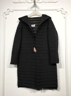 N系列 8024S276 时尚长款羽绒服品牌女装折扣颦薪