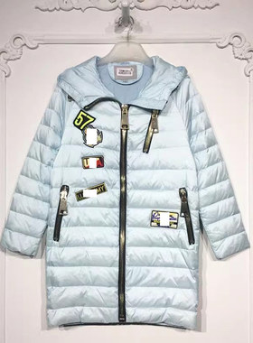 潮系列 8282S116 时尚羽绒服品牌女装折扣颦薪