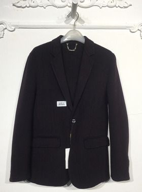 西树系列 LM04640 时尚羊毛双面呢毛呢外套品牌男装折扣馨