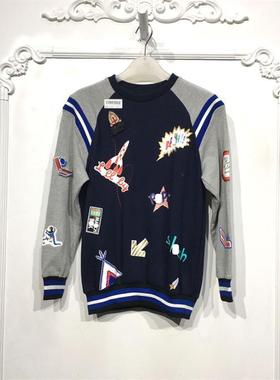 洛K系列 D85502 时尚卫衣品牌女装折扣颦薪