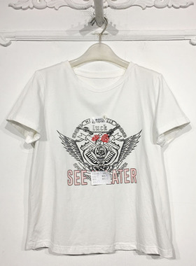 J系列 8221S193 时尚T恤品牌女装折扣颦薪