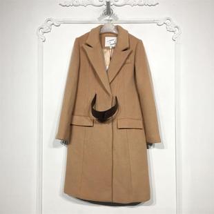 毛呢外套品牌女装 时尚 折扣颦薪 D89897 DTCK系列