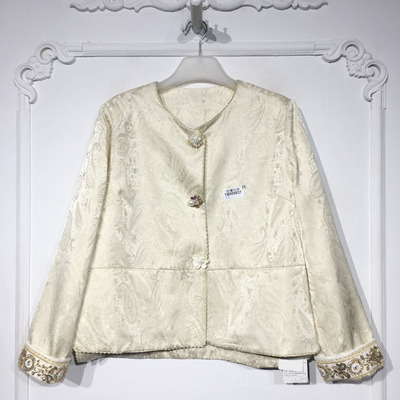 容悦 YB000837 时尚国风新中式短款外套品牌女装折扣颦薪