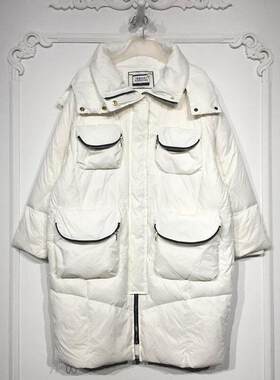 潮系列 8286S164 时尚羽绒服品牌女装折扣颦薪