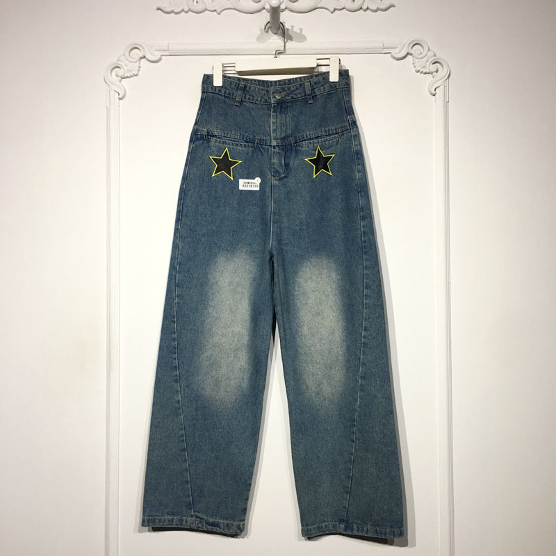 容系列 8331S189 时尚牛仔长裤品牌女装折扣颦薪