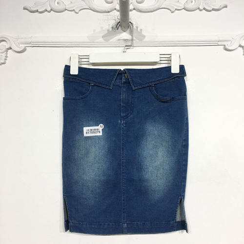M系列 8170S279 时尚牛仔短裙品牌女装折扣颦薪