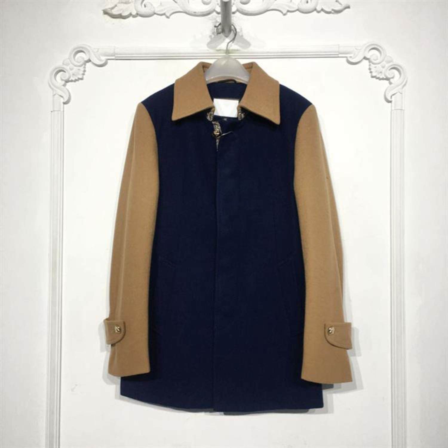 潮系列*男装 PF10443 时尚毛呢外套品牌折扣颦薪,男装,毛呢大衣,淘宝优惠券,粉丝福利购,淘宝优惠卷