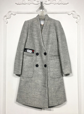 双11狂欢购！CD系列  D89769 时尚毛呢外套品牌女装折扣