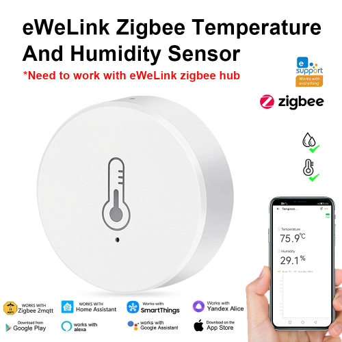 eWelink温湿度传感易微联Zigbee