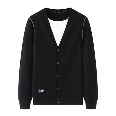 大牌撒柜捡漏男士秋冬V领针织衫