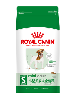 皇家狗粮PR27小型犬室内成犬泰迪博美贵宾比熊全犬通用成犬粮2kg