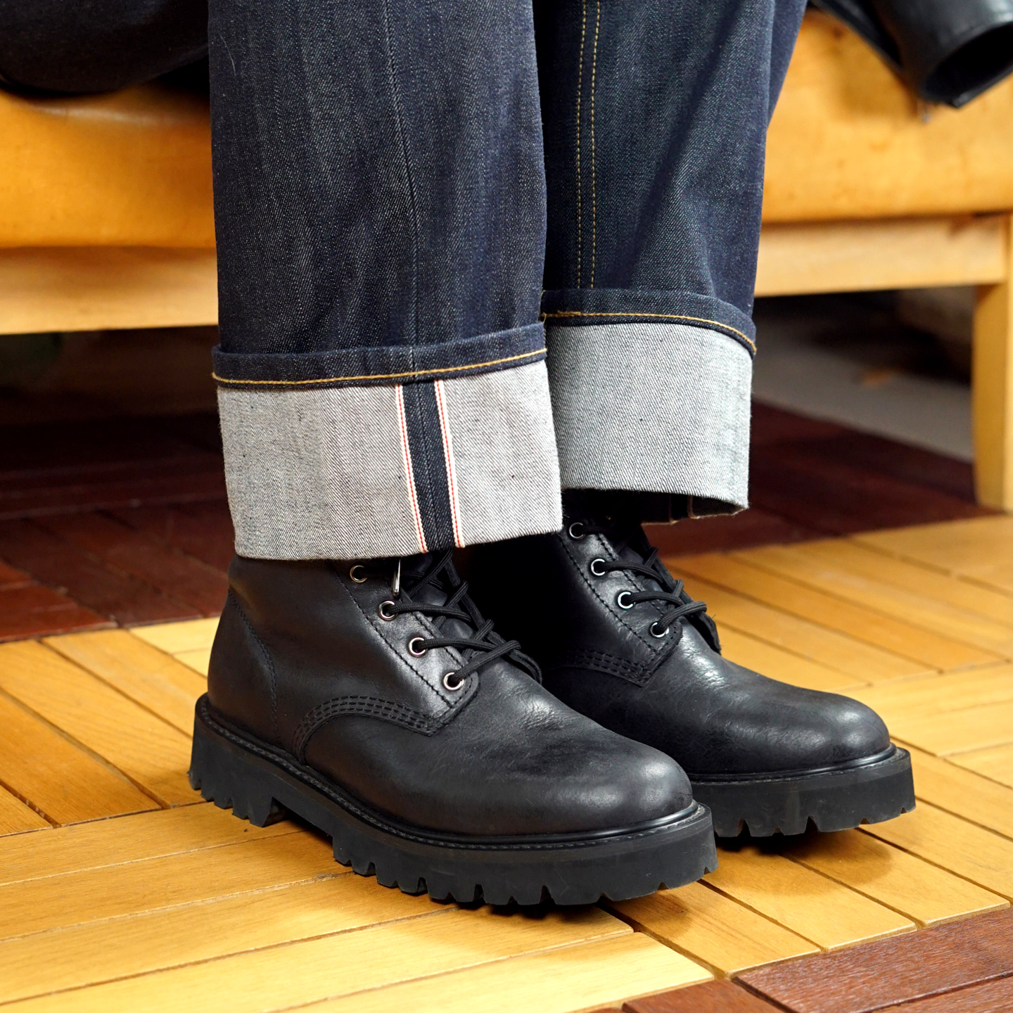 囚徒系列固特异现役制式工作靴