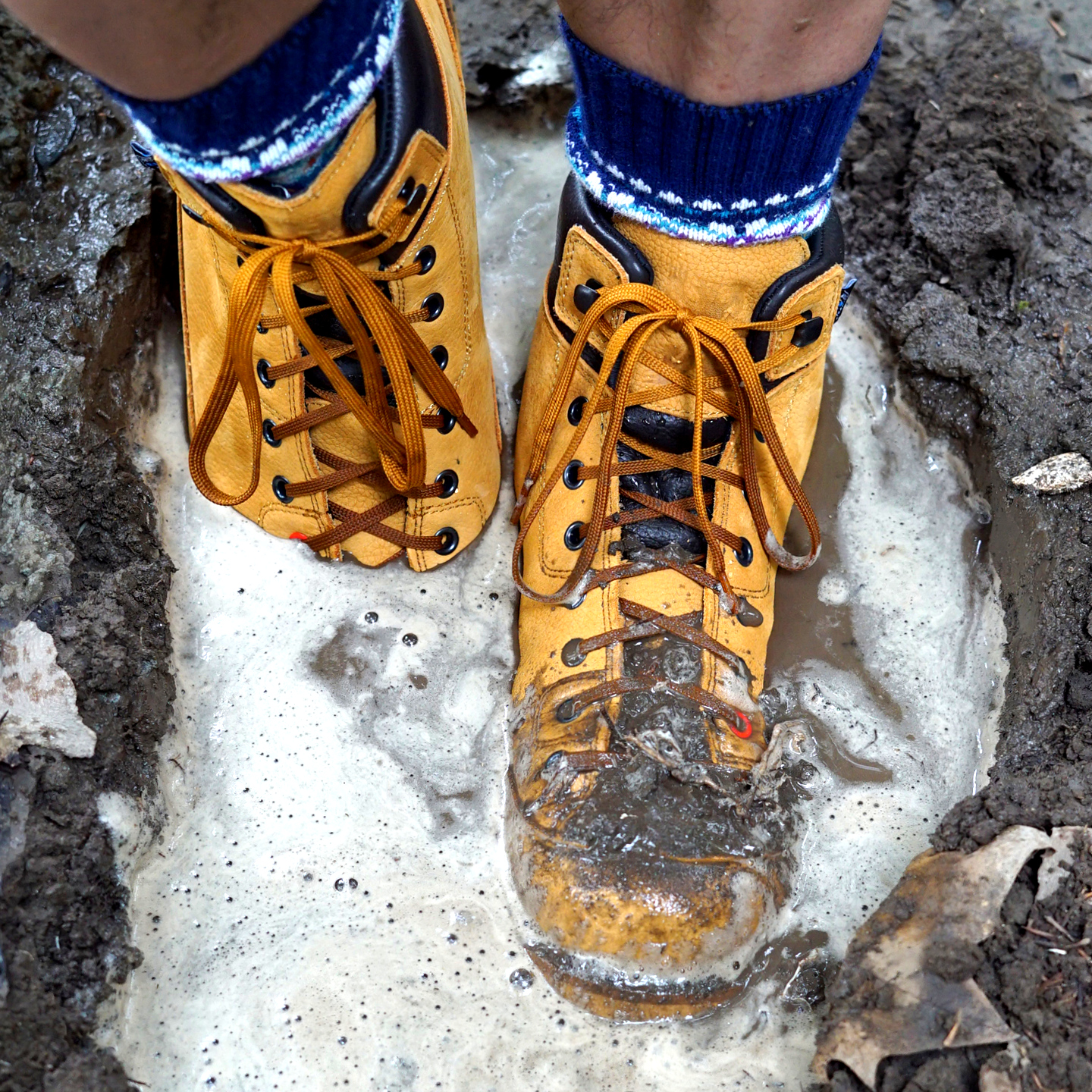 摩纳哥大黄靴全防水徒步鞋